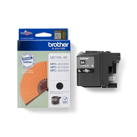 Tusz Czarny Oryginał Brother LC129XLBK do DCP-J4110DW DCP-J4110W MFC-J4310DW 44.2ml
