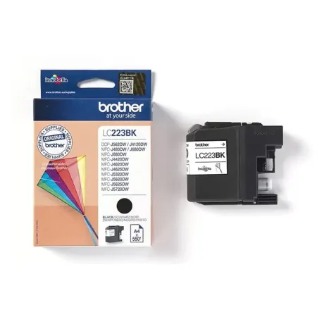 Tusz Czarny Oryginał Brother LC223BK do DCP-J4120DW DCP-J562DW MFC-J4420DW 11.8ml