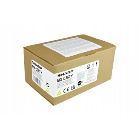 Oryginalny Toner Yellow Sharp MXC358 (MX-C36TY, MXC36TY)