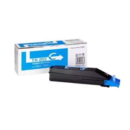 Toner Niebieski Oryginał Kyocera TK-855C 1T02H7CEU0 do 400ci 500ci 552ci 18K