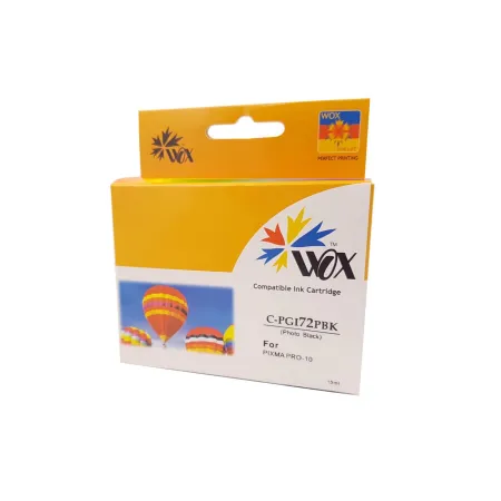 Tusz Foto Czarny Zamiennik Canon PGI72PBK do PRO-10S 14ml Wox