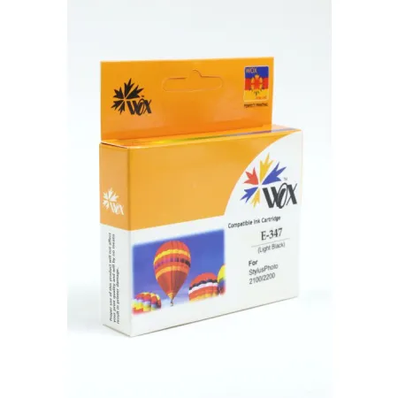 Tusz Jasny Czarny Zamiennik Epson T0347 C13T03474010 do Stylus Photo 2100 2200 16,2ml Wox
