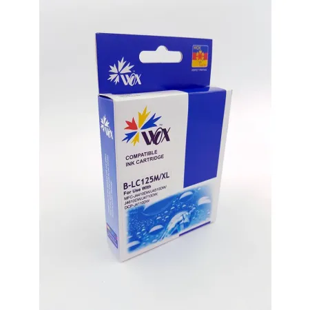 Tusz Czerwony Zamiennik Brother LC-125M LC125XLM do DCP-J4110DW MFC-J4410DW MFC-J4510DW 15ml Wox