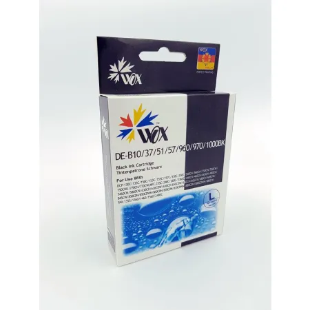 Tusz Czarny Zamiennik Brother LC970BK LC1000BK do DCP-135C DCP-150C MFC-235C 35ml Wox