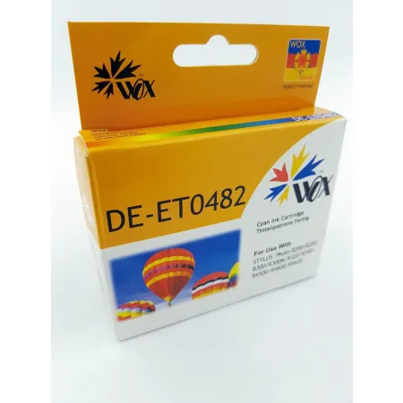Tusz Niebieski Zamiennik Epson T0482 C13T048240 do R200 R220 R300 18ml Wox