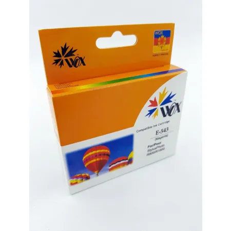 Tusz Czerwony Zamiennik Epson T0543 C13T054340 do R800 R1800 18,2ml Wox