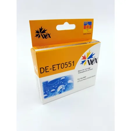 Tusz Czarny Zamiennik Epson T0551 C13T05514010 do R240 R245 RX420 18ml Wox