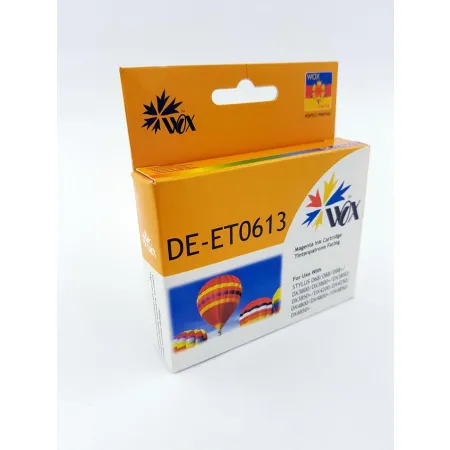 Tusz Czerwony Zamiennik Epson T0613 C13T06134010 do D68 D88 DX3800 12ml Wox