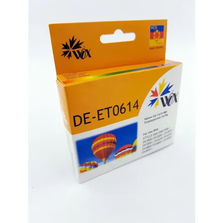 Tusz Żółty Zamiennik Epson T0614 C13T06144010 do D68 D88 DX3800 12ml Wox