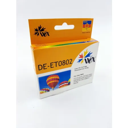 Tusz Niebieski Zamiennik Epson T0802 C13T08024010 do P50 PX650 PX660 18ml Wox