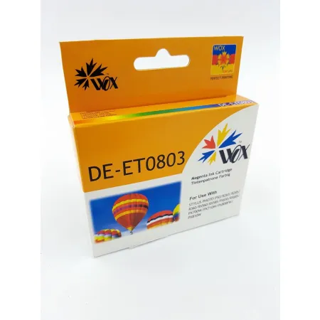 Tusz Czerwony Zamiennik Epson T0803 C13T08034010 do P50 PX650 PX660 18ml Wox