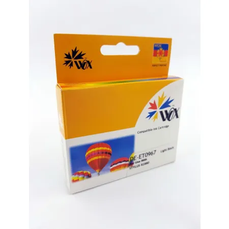 Tusz Jasny Czarny Zamiennik Epson T0967 C13T09674010 do Stylus Photo 2880 19ml Wox