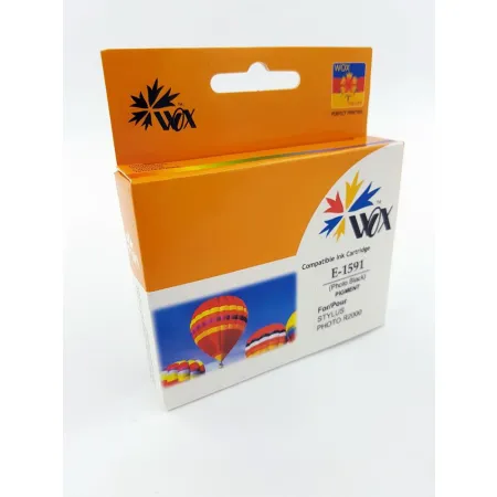Tusz Foto Czarny Zamiennik Epson T1591 C13T15914010 do R2000 17ml Wox