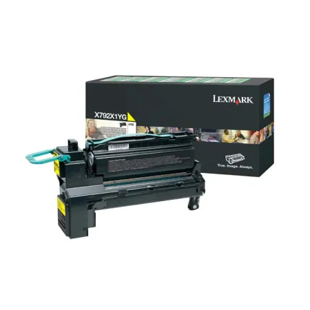 Toner Żółty Oryginał Lexmark X792X1YG 20K